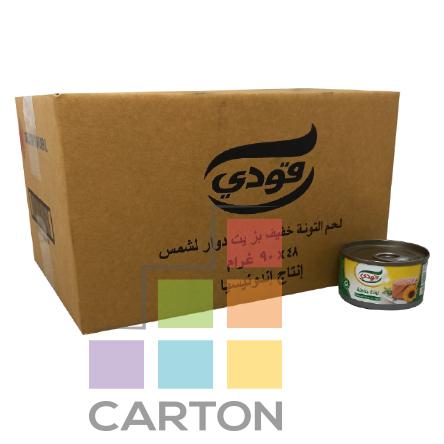 GOODY LIGHT MEAT TUNA IN SUN FLOWER OIL 48*90GM